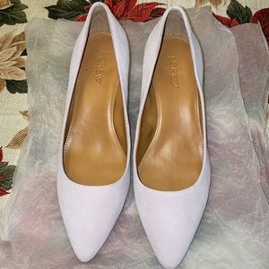 JCREW Factory Suede Kitten Heels in Vivid Lilac!